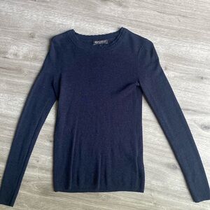 Banana Republic Navy Merino Wool Sweater